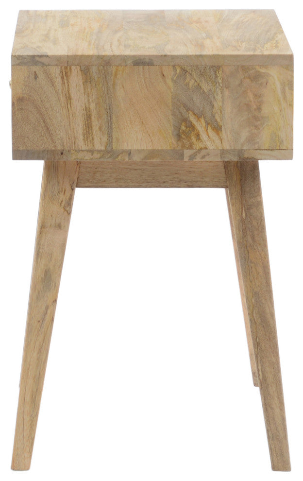 Scandinavian Reed Side Table Natural - Natural