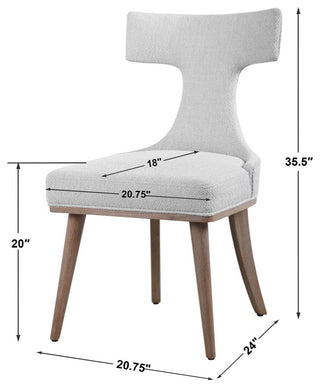 Uttermost Klismos Accent Chair, Set of 2