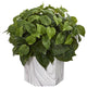 Nearly Natural Pothos Artificial Plant in Marble Finished Vase