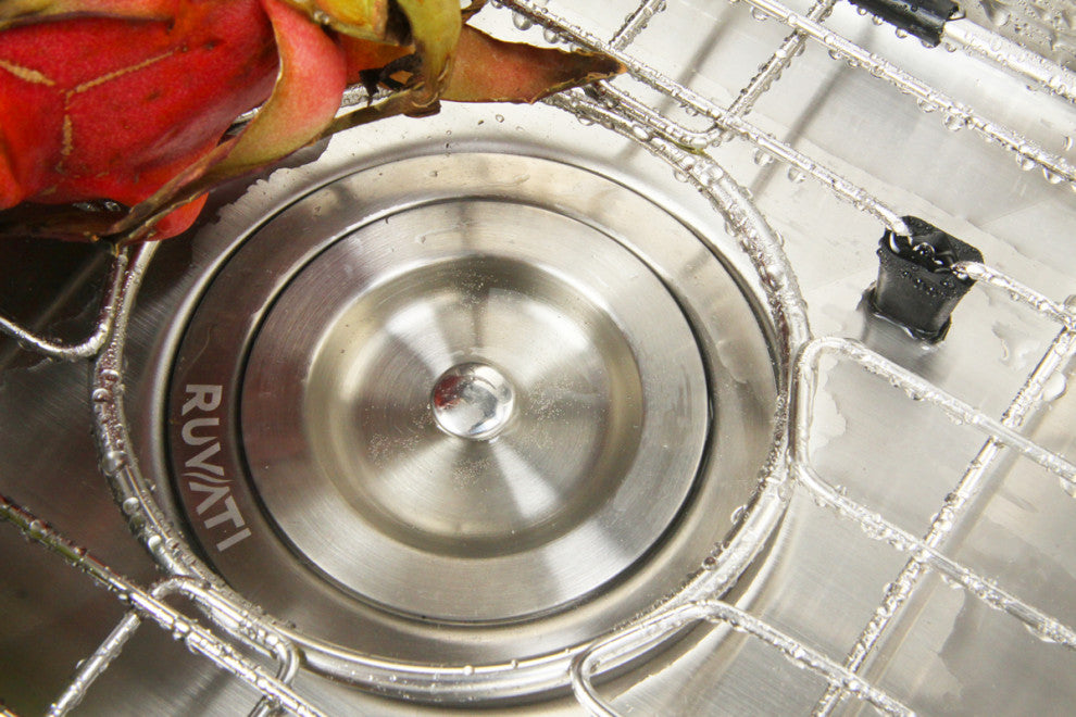 Ruvati RVM4119 Undermount 16 Gauge Stainless Steel 9" Narrow Bar Prep Sink