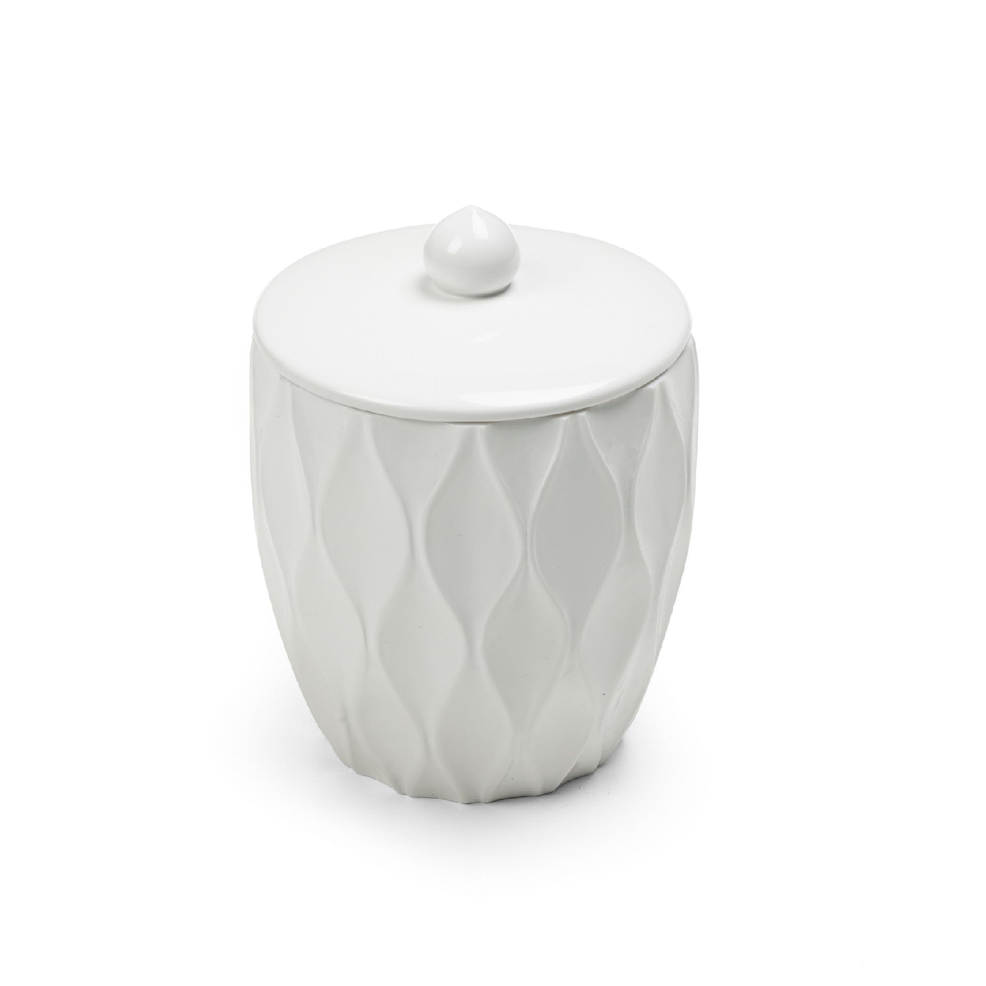 Wave, White, Canister