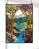 Landscape 26"H Tiffany Window Panel