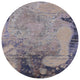 Ahgly Company Indoor Round Mid-Century Modern Area Rugs, 5' Round