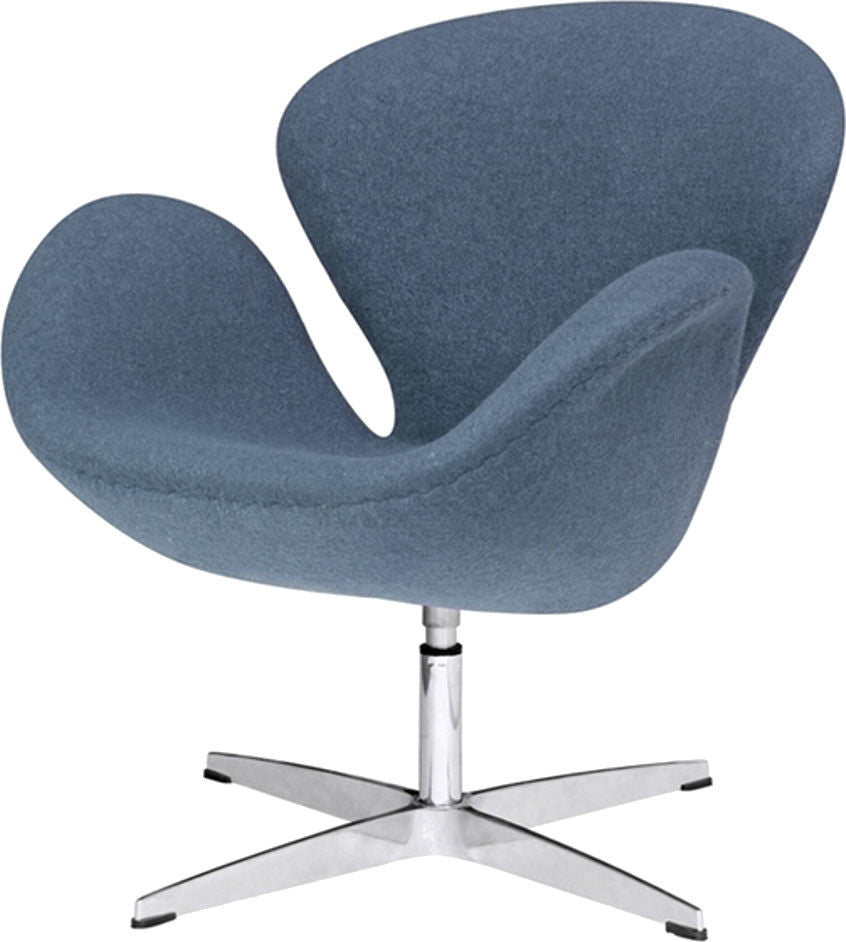 Modern Classics Swan Chair Fabric, Dark Gray