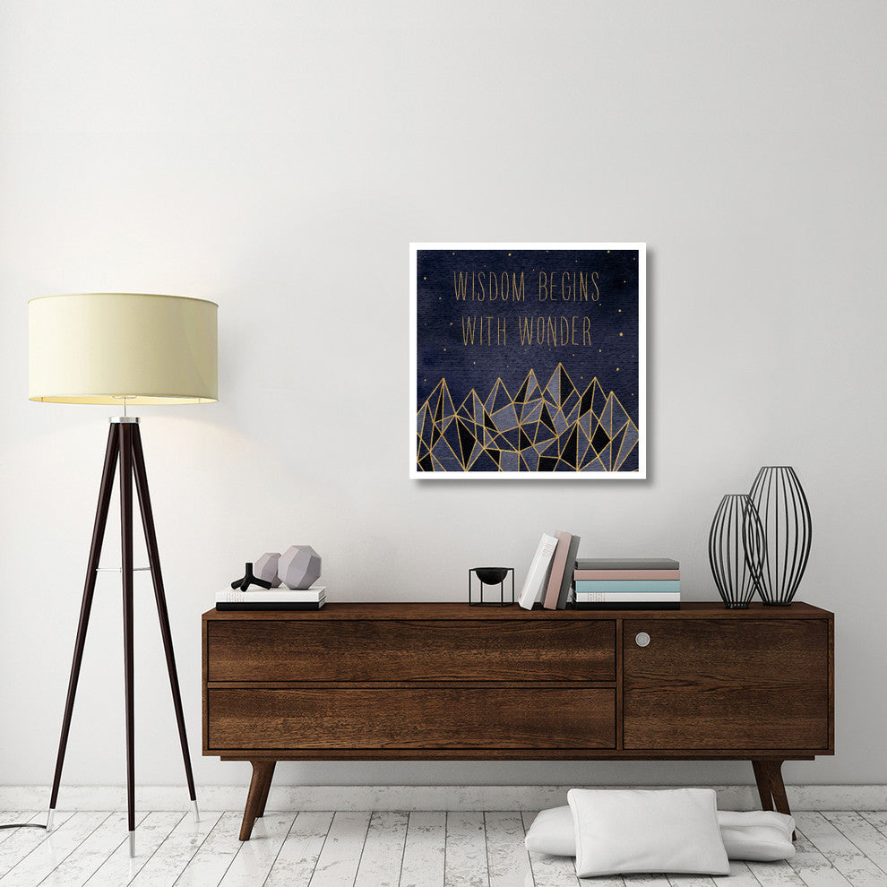 "Written in the Stars I" Digital Paper Print by Laura Marshall, 32"x32"