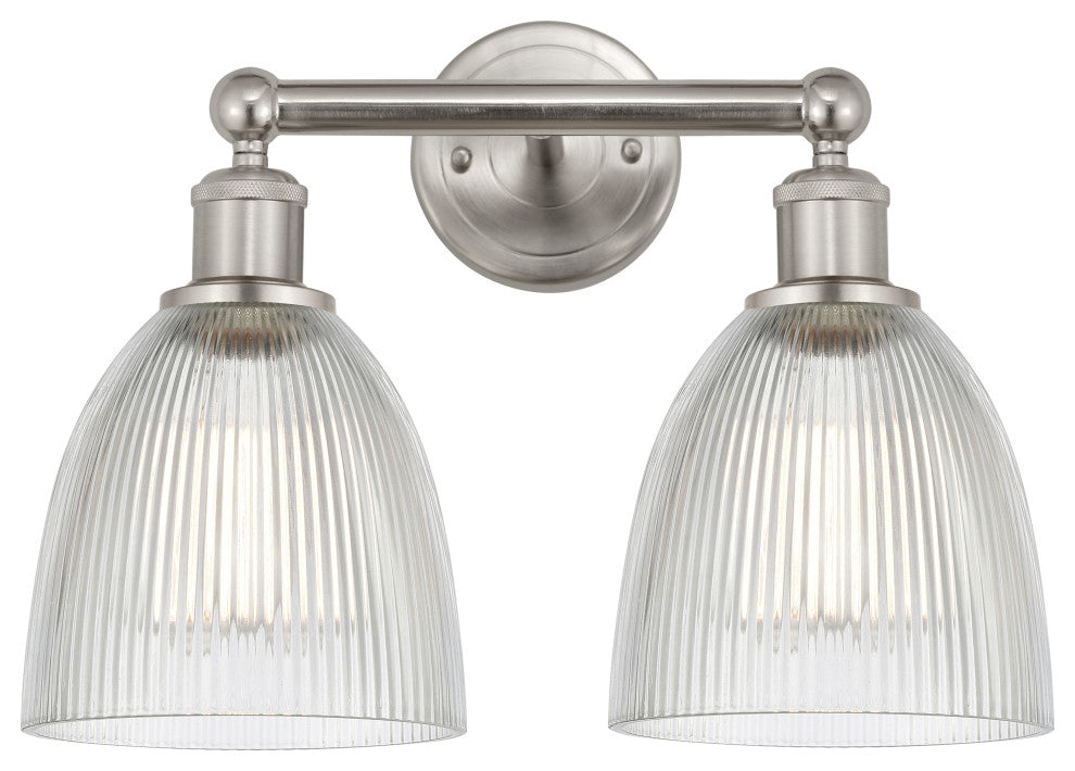 Innovations 616-2W-SN-G382 2 Light Bath Vanity Light, Brushed Satin Nickel