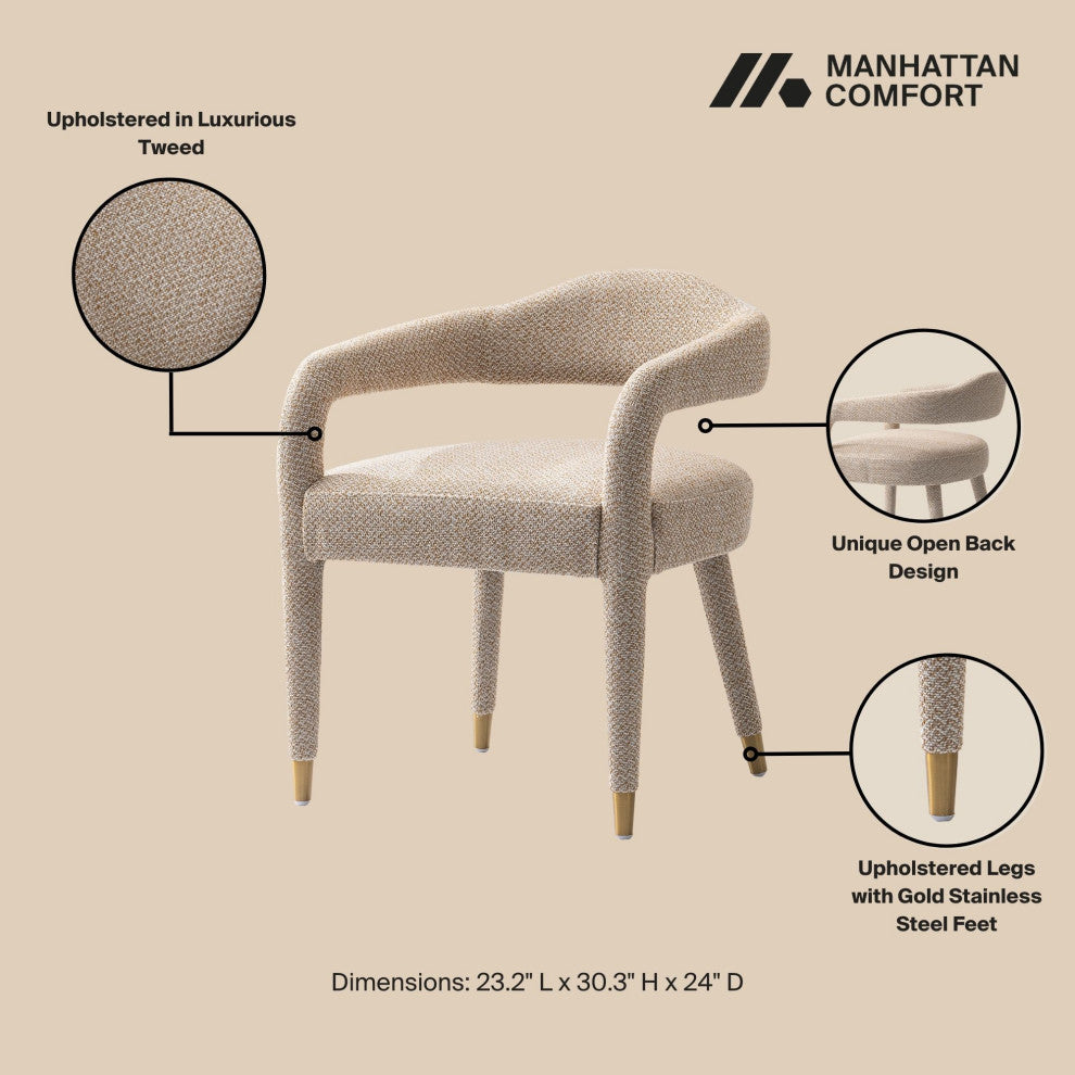 Manhattan Comfort Aspen Dining Armchair