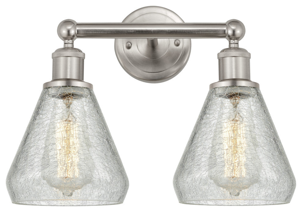 Innovations 616-2W-SN-G275 2 Light Bath Vanity Light, Brushed Satin Nickel