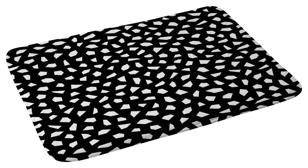Kelly Haines Geometric Mosaic V2  Memory Foam Bath Mat