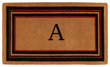 Esquire Monogram Doormat, Extra-Thick 3'x6', Letter A