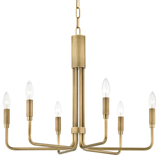 Brigitte Pendant, Aged Brass Finish
