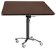 NPS Premium Plus Cafe Table, 36" Square, HPL Top Mahogany