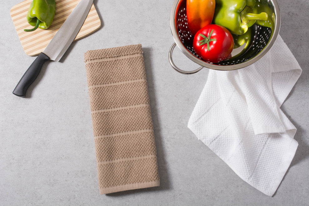 Assorted Stone Basic Chef Terry Dishtowel Set of 4