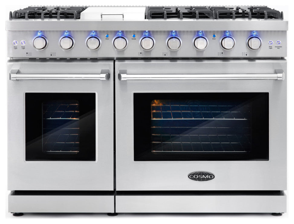 5-Piece Kitchen, 48" Gas Range and 48" Under Cabinet Range Hood