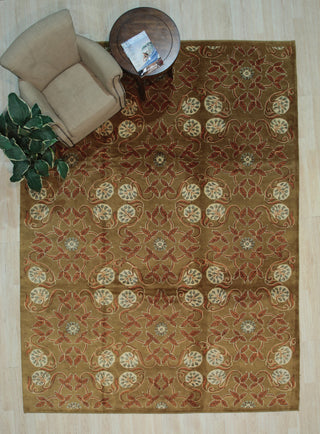 Rust Transitional All Over Ningxia Area Rug