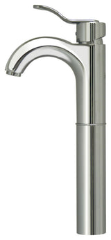 Wavehaus Single Hole, Single Lever Elevated Lavatory Faucet, Polished Chrome