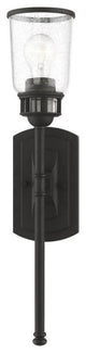 Livex Lawrenceville 1 Light 21" Tall Wall Sconce, Black