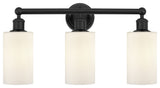 Innovations 616-3W-BK-G801 Clymer 3 Light Bath Vanity Light, Matte Black