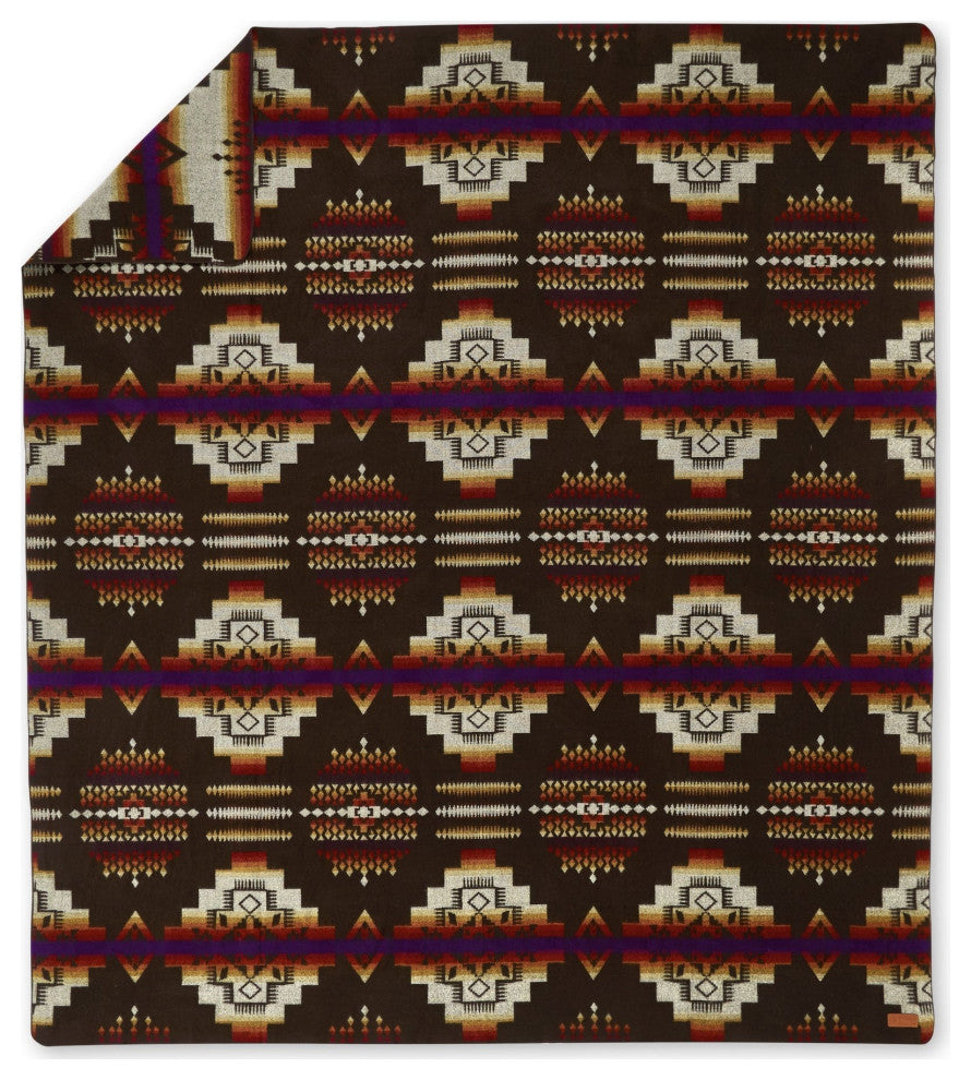 Campfire Tribal Print Throw Blanket