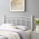 Headboard, Queen Size, Metal, White, Modern Farmhouse, Bedroom Master Suite