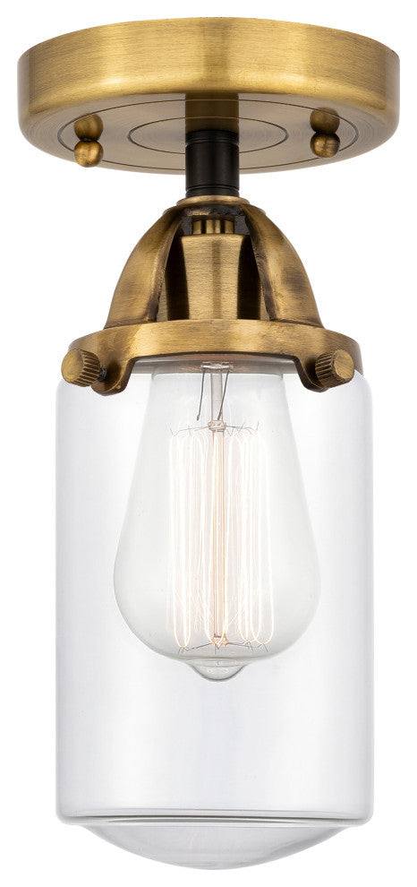 INNOVATIONS LIGHTING 288-1C-BAB-G312-LED Dover 1 Light 4.5 inch Semi-Flush Mount