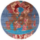 Ahgly Company Indoor Round Mid-Century Modern Area Rugs, 4' Round