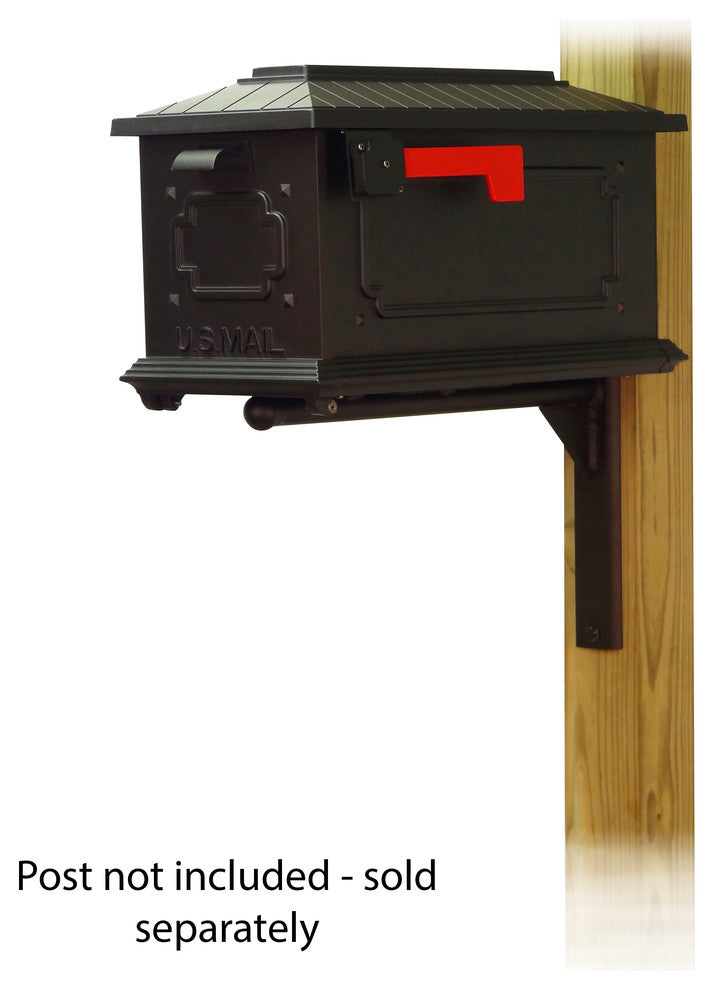 Kingston Curbside Mailbox With Ashley Front Single Mailbox Mounting Bracket