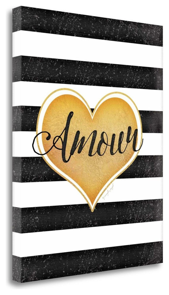 "Amour" By Jennifer Pugh, Giclee Print on Gallery Wrap Canvas, Ready to Hang