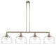 INNOVATIONS 214-PN-G713-L-LED 4-Light Island Light Polished Nickel