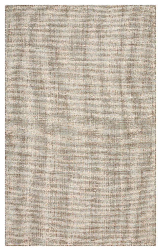 9" x 12" Taupe and Tan Minimal Area Rug