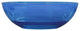 65 in.W Resin Freestanding Flatbottom Soaking Bathtub in Blue