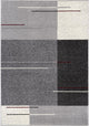 7"x9" Gray Modern Geometric Area Rug