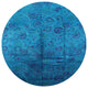 Ahgly Company Indoor Round Mid-Century Modern Area Rugs, 6' Round