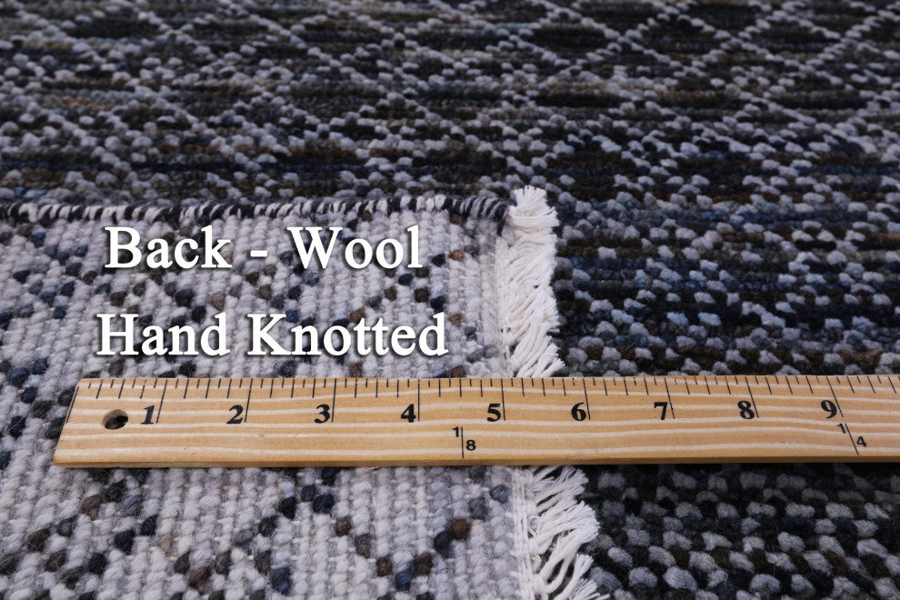 Handmade Wool Savannah Grass Rug 8' 4" X 10' 4" Q9218
