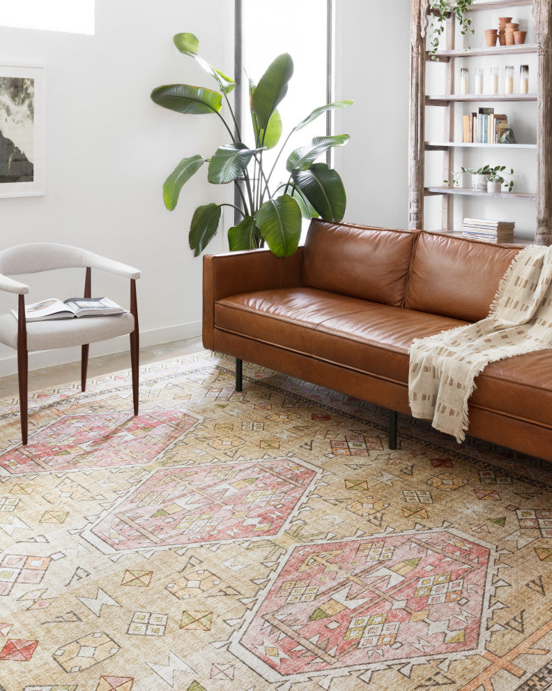 Loloi II Skye SKY-04 Gold/Blush Area Rug