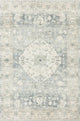 Loloi II Rosette Denim / Fog Plush Area Rug, 3'-3" X 5'-3"
