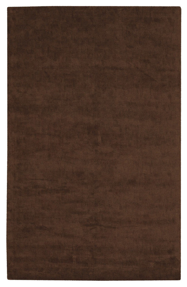 Gloria Contemporary Area Rug, Brown, 7''9" Round