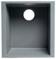 ALFI brand AB1720UM-T Titanium 17" Undermount Granite Kitchen Prep Sink