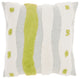 Mina Victory CN980 Throw Pillow, Lime, 18" x 18"