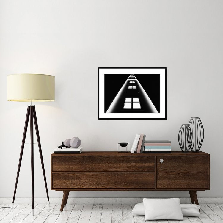 "Windows" Framed Digital Print by Jutta Kerber, 38"x29"