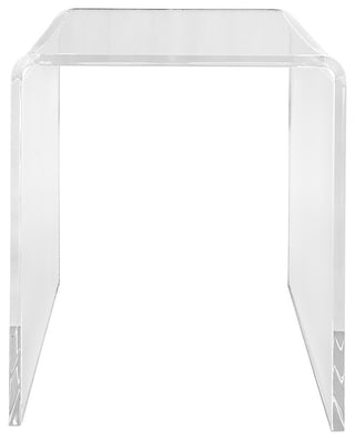 Veobreen 16" Side Table, Clear Acyrlic