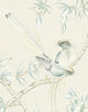 Chinoiserie Wall Mural Porcelains, Cream, Sample