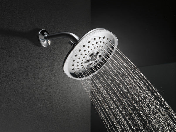 Delta H2Okinetic 3-Setting Raincan Shower Head, Chrome, 52686