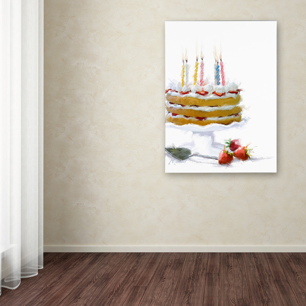 The Macneil Studio 'Birthday Cake' Canvas Art, 32"x24"