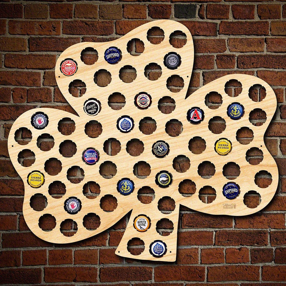 Shamrock Beer Cap Map
