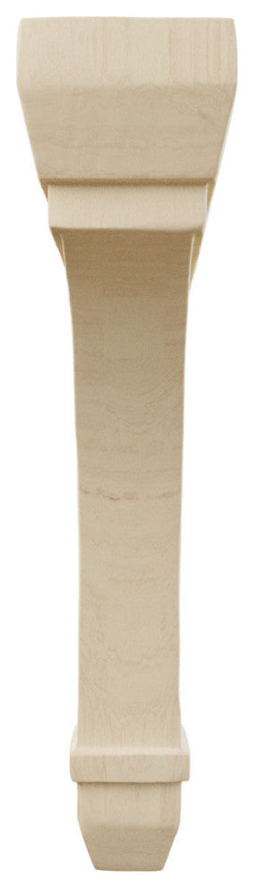 2 1/4"W x 6"D x 10"H Stockport Bracket, Rubberwood