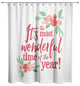 The Most Wonderful Time of the Year 71x74 Shower Curtain