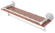 Prestige Regal 22" Wood Shelf with Gallery Rail and Towel Bar, Matte White
