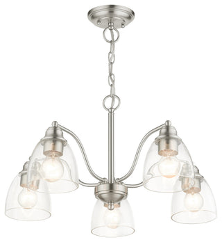 Brushed Nickel Transitional, Colonial, Chandelier
