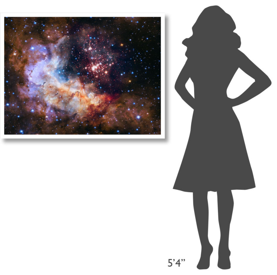 "Westerlund 2 and Gum 29 Cluster and Star Forming Region" Print by NASA, 42"x32"